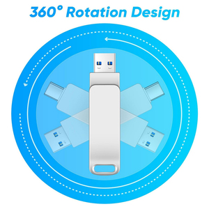 Yüksek hızlı 500 MB/s Usb C Flash sürücü 64GB 128GB 256GB 512GB Pendrive 2 in 1 Otg Usb 3.2 + C tipi Memory Stick 1TB Flash sürücü - Product Image 4