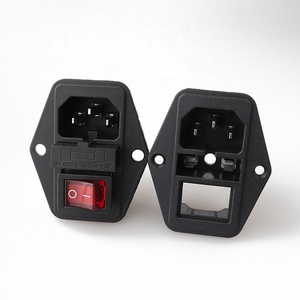 LZ-14-F5 AC ซ็อกเก็ตที่มีฟิวส์และสวิทช์ C14 250โวลต์ไฟฟ้าพลังงานเชื่อมต่ออินเตอร์เฟซ3pin ปลั๊กอินเสียบปลั๊กไฟฟ้า - Product Image 1
