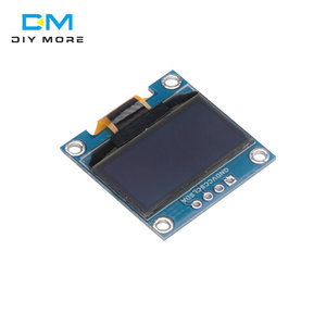 0,96 Zoll 4Pin IIC I2C Seriell 128x64 OLED LCD-Display Weißes Bildschirm modul Für Arduino SSH1106-40-70 Celsius GND VCC SCL SDA