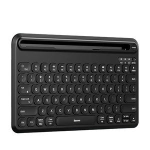 Teclado inalámbrico Bluetooth 5,1 para iPad K02 ultrafino 3 modos 10000mAh recarga de batería 78 teclas Mini teclado - Product Image 1