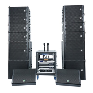 Sistema de altavoces para interiores y exteriores, subwoofer dual de 8 pulgadas, mini sistema de altavoces de matriz lineal - Product Image 1