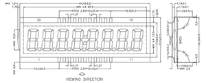 LCD Factory TN VA nero monocromatico schermo LCD HTN personalizzato modulo Display LCD 8 cifre 7 segmento Display - Product Image 6