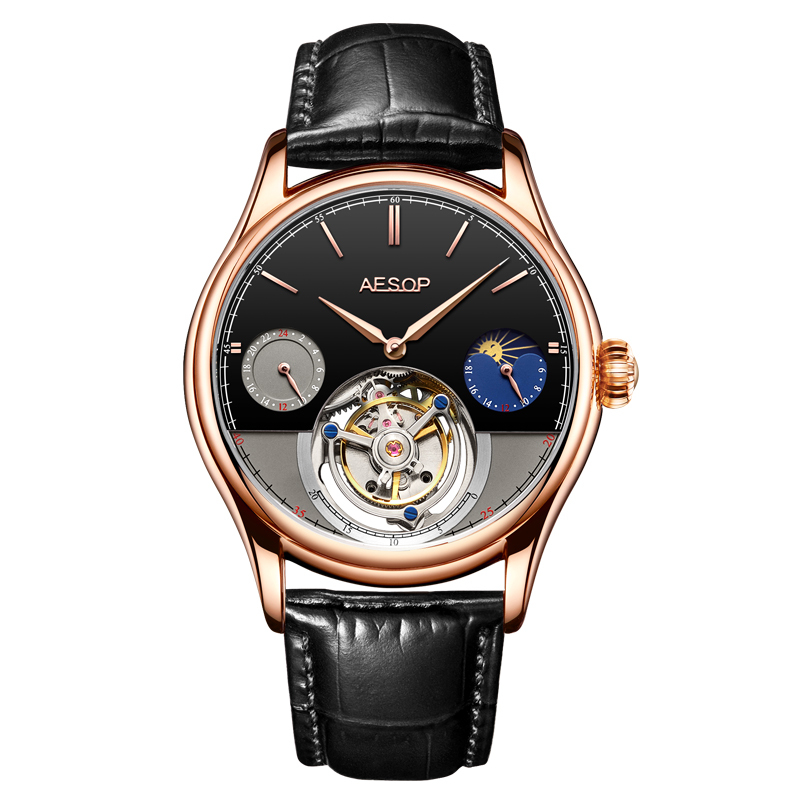 Rose Gold and Black