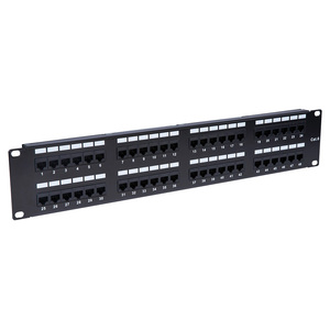 <span class=keywords><strong>48</strong></span>端口<span class=keywords><strong>48</strong></span> Cat6机房数据中心配线架 - Product Image 1
