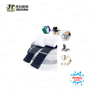 Cinta autoadhesiva de velcro con velcro, cierre táctil impermeable y resistente al calor con gancho y bucle, uso multiusos - Product Image 1