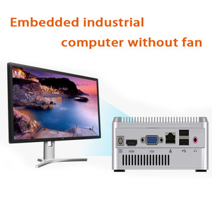 Mini host i3i5i7 computadora de control industrial sin ventilador de montaje con múltiples redes y puertos serie host industrial - Product Image 4
