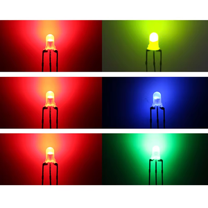 3mm Round Head Yellow Green &amp; Red <strong>Common</strong> Anode/<strong>cathode</strong> F3 Bi-color White 3mm Dip <strong>Led</strong> Diode 3pins - Product Image 2