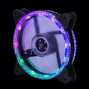 Ventilador de refrigeración con diamantes de hielo RGB, cambio de color, iluminación de escritorio, funda de ordenador - Product Image 4