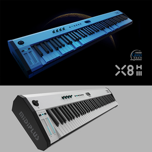 Controlador de arreglo de teclado profesional midiplus X8H III, teclado MIDI USB de acción de martillo Fatar de 88 teclas para amantes de la música - Product Image 6
