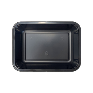 187*137mm Sealable and Retort-able <strong>PP</strong> Plastic <strong>Tray</strong> White Black <strong>PP</strong> Retort <strong>Tray</strong> With Sealing Film