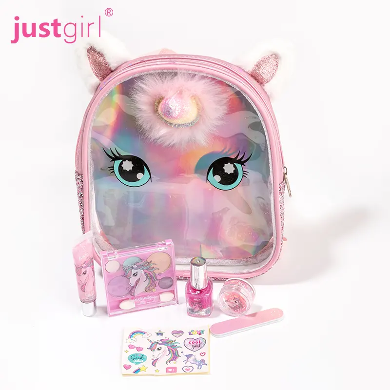Ragazze Princess Game Beauty Make Up Bag Set Real Cosmetics Kit Toy Child Pretend Play Kid Makeup Set