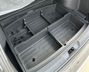 BYD Song PlusEV用リアトランク収納ボックスリアトランクオーガナイザー収納ボックストランク残り物スペース収納ボックス - Product Image 1