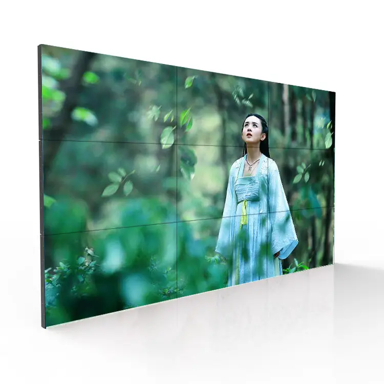 Slim Seamless Pc Based Processor Music With Narrow Bezel 10 Mm Splicing Lcd Video Wall