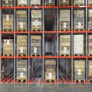 Doppelt tief mehrstöckiges stahlregal box palletgestell regalsystem preis für gabelstapler - Product Image 2