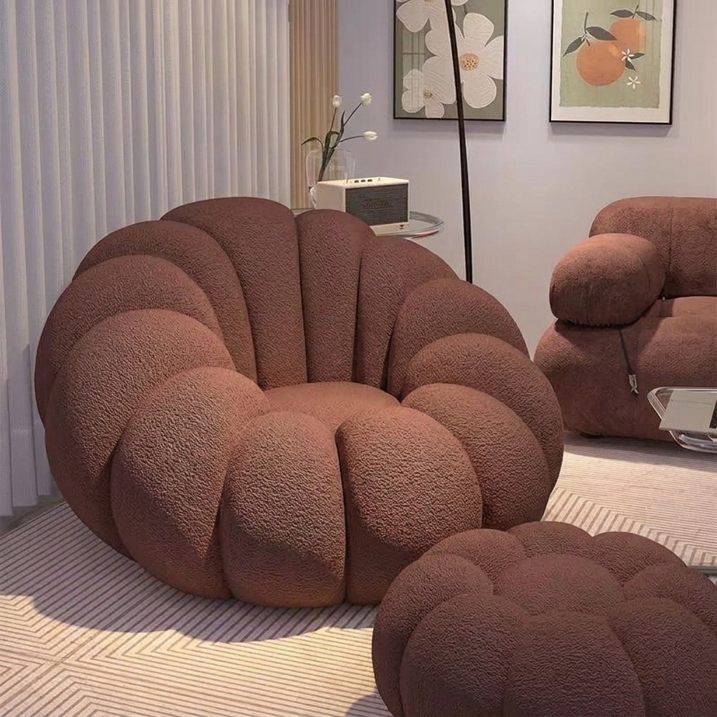 Lamb wool brown