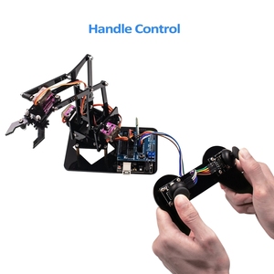 LAFVIN 4DOF Acryl spielzeug roboter Mechanisches Armklauen-Kit für Arduino R3 DIY Robot