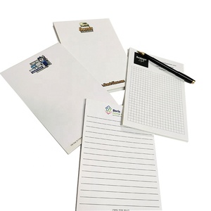Bloc de notas liso blanco de tamaño personalizado Bloc de notas con logotipo Impresión de tareas promocionales sin terminar Lista de tareas Bloc de notas - Product Image 5