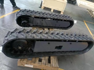 Hidrolik parça şasi mini paletli yürüyen aksam uzaktan kumandalı parça yürüyen aksam kauçuk şasi - Product Image 4