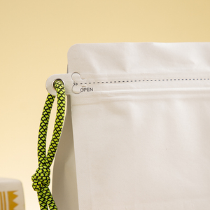 Custom Eight Seal Stand up Moisture Proof Coffee Bags Reusable Coffee Bean <strong>Pouch</strong> with Valve and String - Product Image 6