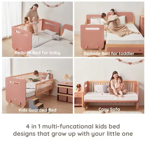 Oem ODM sinh thái thân thiện rắn bằng gỗ giường đơn cho mẫu giáo mầm non đồ nội thất phòng ngủ bé nôi cho phần còn lại và ngủ - Product Image 4