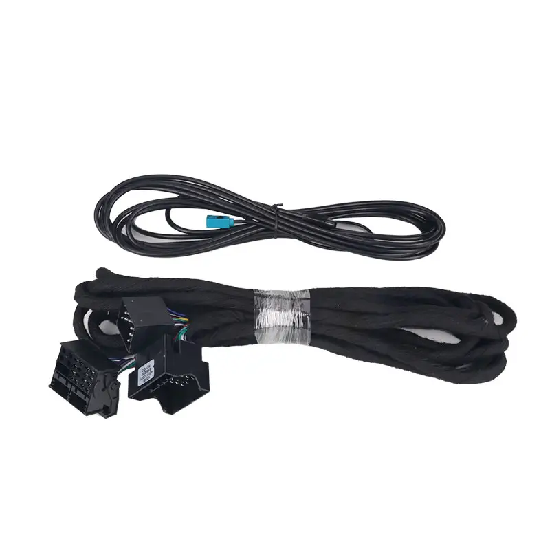 Head Unit mit Quadlock Connection Extra Long 6 Meters Wiring Harness Power Cable für BMW/Benz