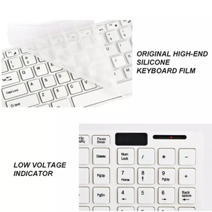 Miniteclado y ratón inalámbrico Delgado, Conjunto Combinado portátil para Notebook, portátil, Mac, PC de escritorio - Product Image 5