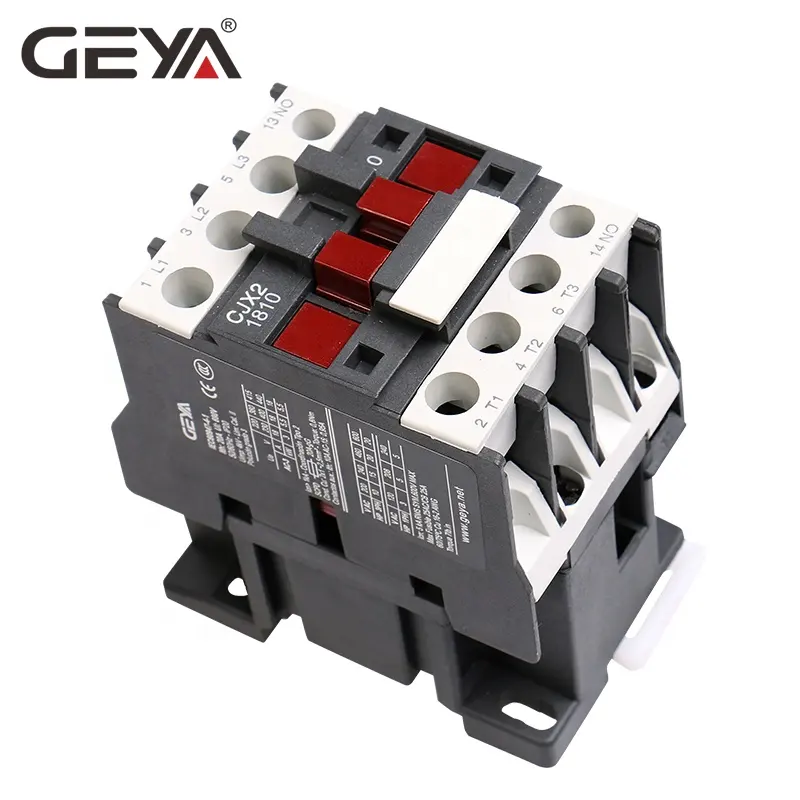 GEYA CJX2-1810 LC1D-1810 magnético 3 Fase AC Contactor precio 24V 110V 220V 380V 400V 440V