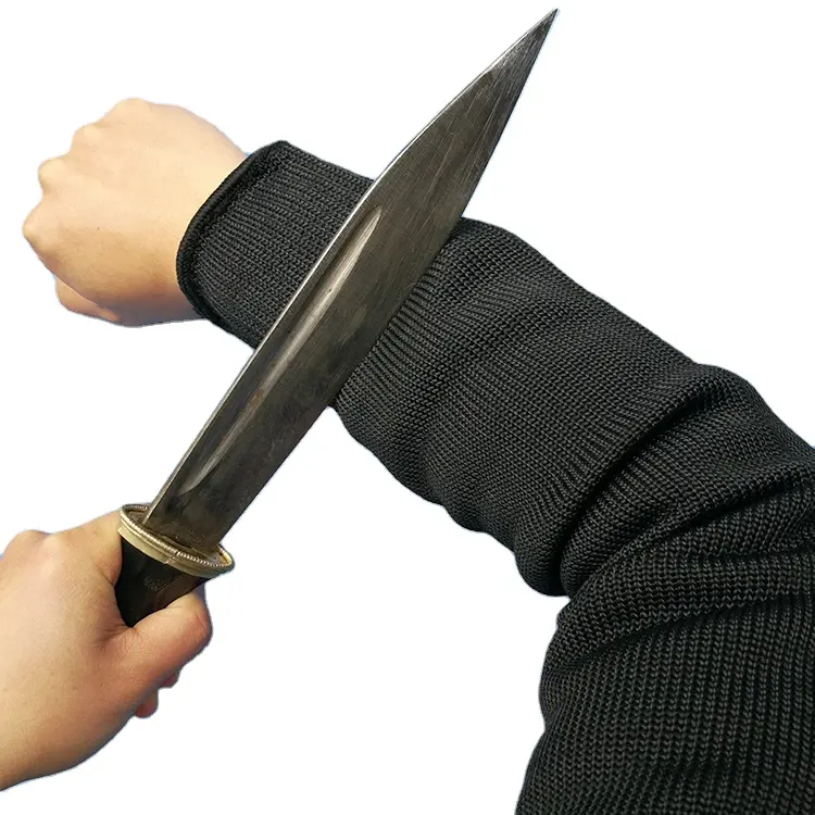 Sturdyarmor Tela a prueba de puñaladas Ropa a prueba de cuchillos Manga a prueba de cortes HPPE Mangas protectoras contra cuchillos