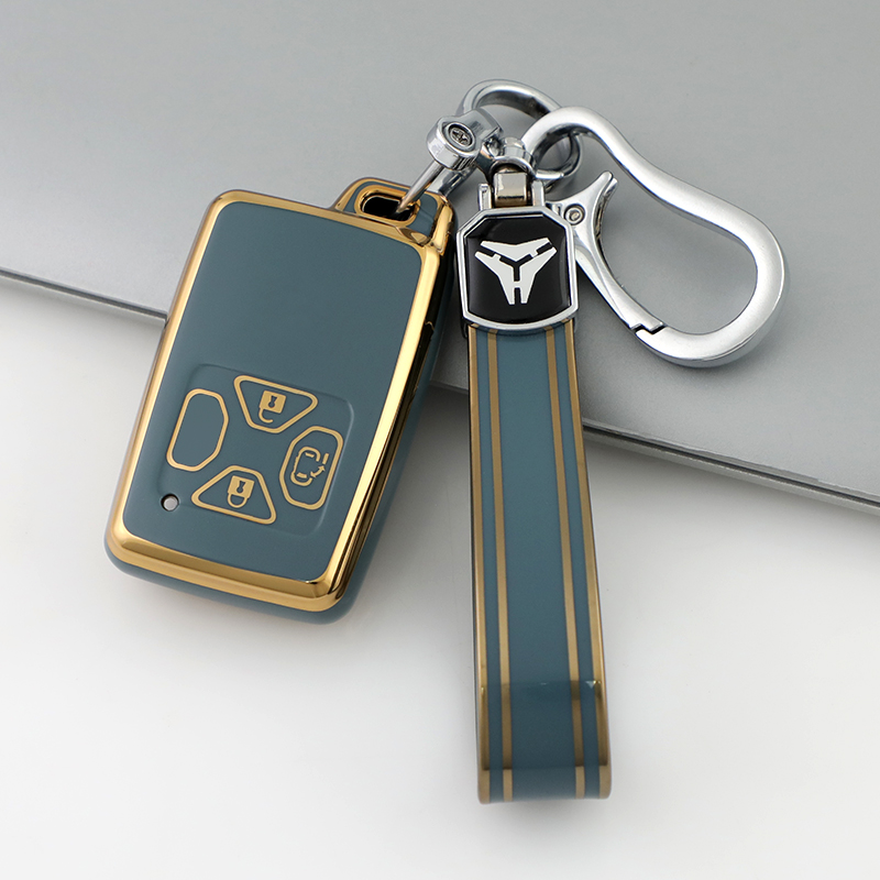 3 Button Blue + Keychain