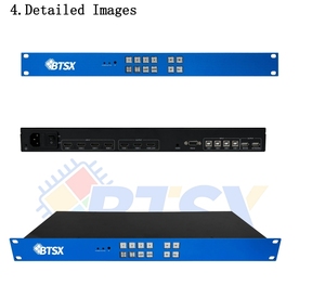 HDMI2.0 <strong>Input</strong> <strong>Output</strong> Video Switcher Multi-screen Viewer <strong>KVM</strong> Seamless <strong>Switching</strong> HDMI 2.0 Multi-viewer Video Wall Controller