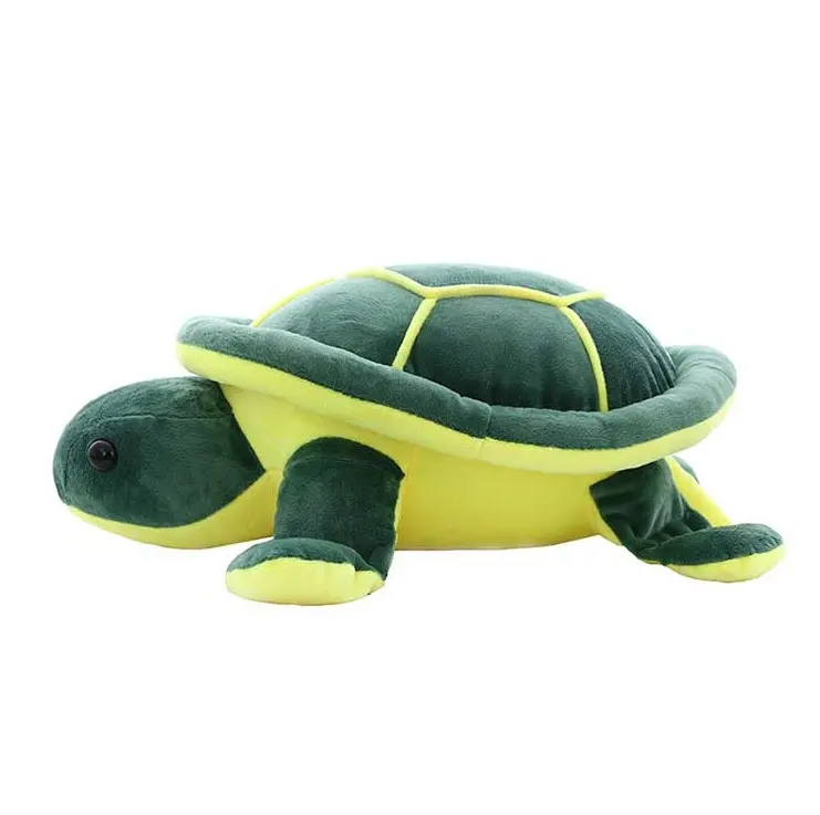 Poupée en peluche tortue verte réaliste de différentes tailles, jouet animal de mer en peluche