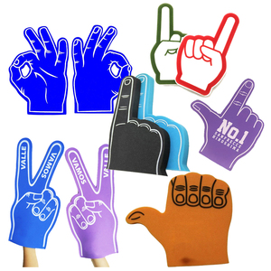 <strong>Cheap</strong> All Kinds of Shape Eva Foam Half Finger <strong>Cheering</strong> Fans Applaud Concert Clapping Gloves Hands for Football Match or Party - Product Image 6