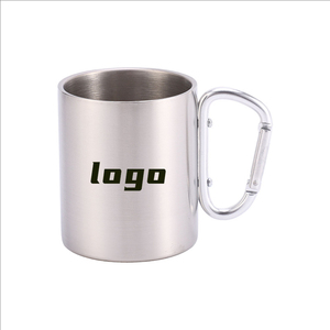 200ml300ml spor paslanmaz çelik dağcılık toka çanta ile yüceltilmiş kahve fincanı taşımak için dağcılık su bardağı - Product Image 1
