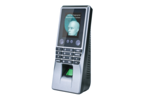 Máquina de control de acceso de puerta RS485 TCP/IP con software gratuito basado en Web con escáner de huellas dactilares faciales