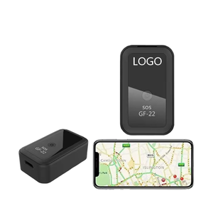 เครื่องระบุตำแหน่ง GF22ขนาดเล็กเครื่องติดตามรถยนต์ GPS กันขโมยแอปเครื่องติดตามควบคุมระยะไกลดูดซับแม่เหล็กแรงสูงเครื่องติดตาม GF22ป้องกันการสูญหาย