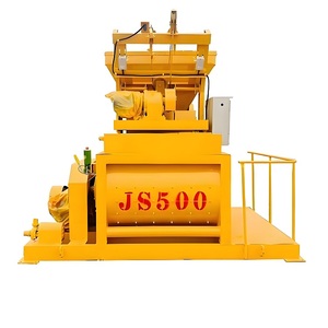เครื่องผสมคอนกรีต JS500เพลาคู่แนวนอน JS500/JS750/JS100 30Kw การทำงานที่เชื่อถือได้สำหรับการก่อสร้าง