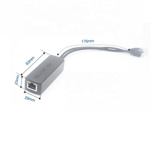 48V PoEから5Vマイクロ2-2.4AAndroid電源充電アダプター10/100MbpsデータRJ4510Wデータ電源出力PoEスプリッターアダプター - Product Image 4