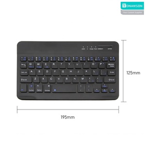 Teclado inalámbrico para ordenador portátil, miniteclado delgado de 78 teclas para iMac/iPad