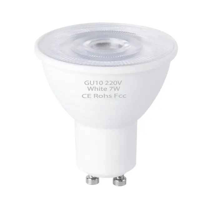 GU10 스포트 라이트 220V 5W 7W Bombillas LED 스포트 라이트 전구 GU5.3 Ampoule 2835 SMD 조명 홈