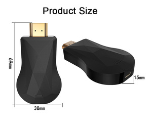 Wecast không dây đúc để TV Miracast Dongle với 1080P HD Dual Core Bộ vi xử lý Youtube hỗ trợ Set-Top <span class=keywords><strong>Box</strong></span> - Product Image 4