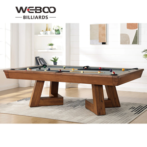 WEBOO Wholesale <strong>Multi</strong> <strong>Functional</strong> 7 Feet 8 Feet Solid Wood <strong>3</strong> in 1 Pool Dining Pool <strong>Table</strong> Family <strong>Game</strong> American Classic Pool <strong>Table</strong> - Product Image 1