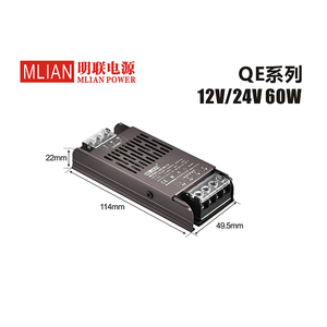 灯带WL系列36W-400W 24v单输出SMPS发光二极管开关电源3A 2A 5A输出电流 - Product Image 2