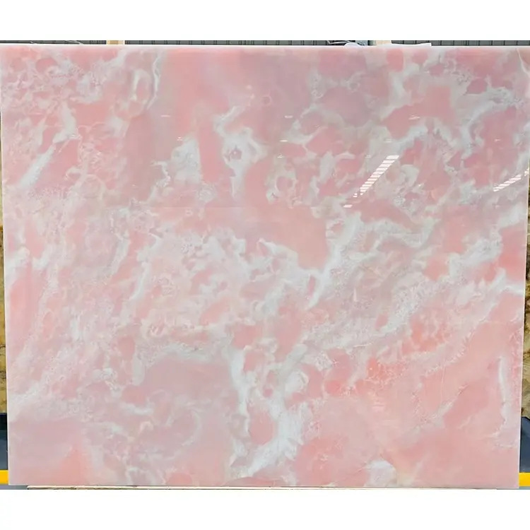 Afghanistan lastra di pietra lady pink onyx marble per reception