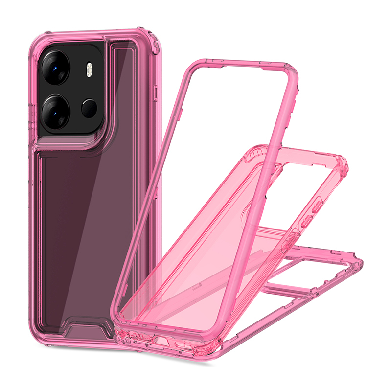 Rose vif transparent