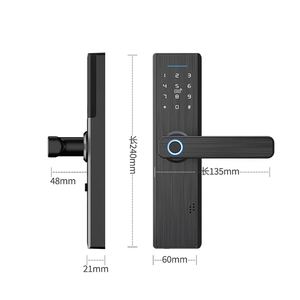 Smart Home Hotel Türschloss mit WIFI-Finger abdruck und digitaler Tastatur Touchscreen-Fernbedienung schlüssel und Karten zugriff - Product Image 5