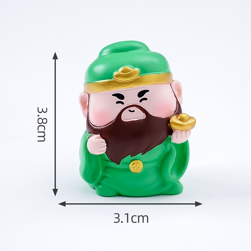 coloré 3.Guan Yu, le Dieu de la Richesse.