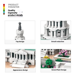 Wange Washington Capitol Compatible Building Block Set Small Particle Educational Plastic Model <strong>Toys</strong> for Children Assemble 5235 - Product Image 3