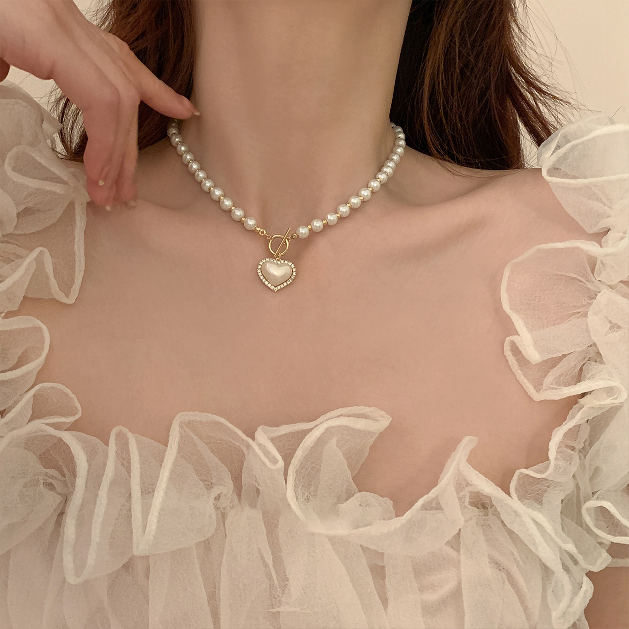 10-coeur perle