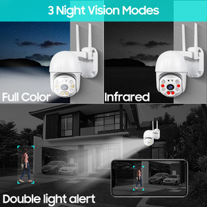 LEVOFAST Precio bajo Exterior HD Control remoto Exterior Wifi Cámara IP Grabación Surround View Tracking Rotating CCTV Camera - Product Image 5
