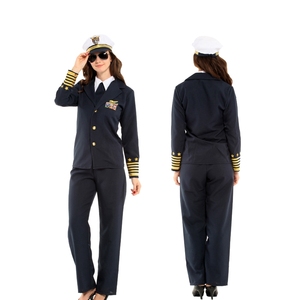 Üretici toptan rahat Pilot kostü<span class=keywords><strong>m</strong></span> yetişkin Cosplay uçuş operatörü kostü<span class=keywords><strong>m</strong></span> seti